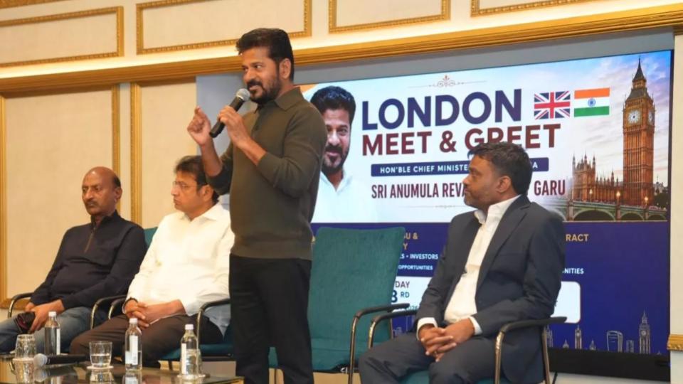 CM Revanth Returns to Hyderabad After London Visit