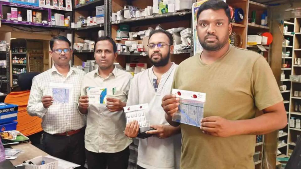 Telangana Drug Control Admin seizes Gabapentin tablets in Malakpet