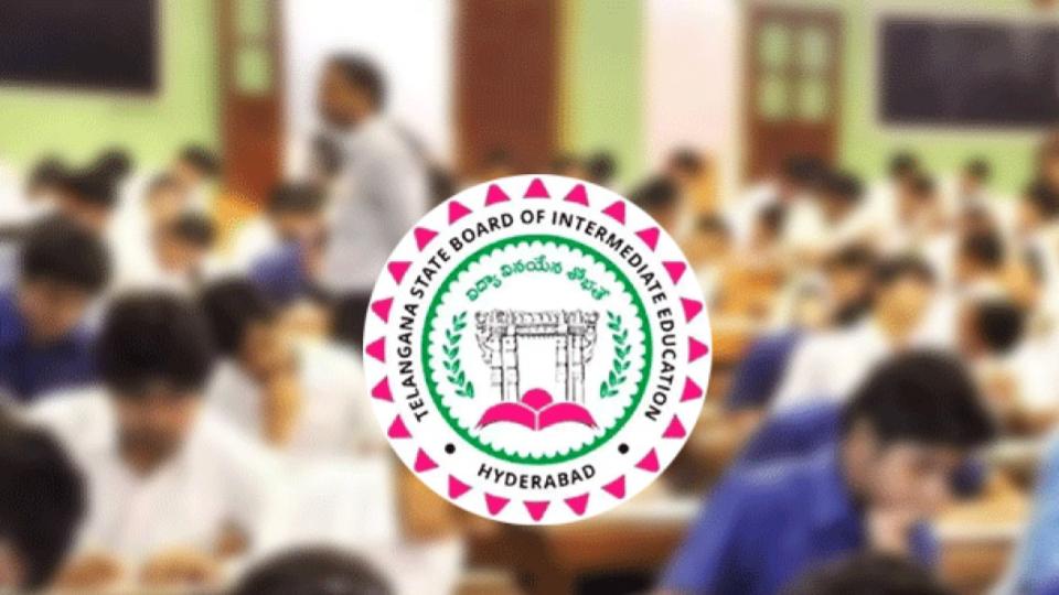 ABVP Protest Over Inter Hall Tickets At Telangana Board of Intermediate