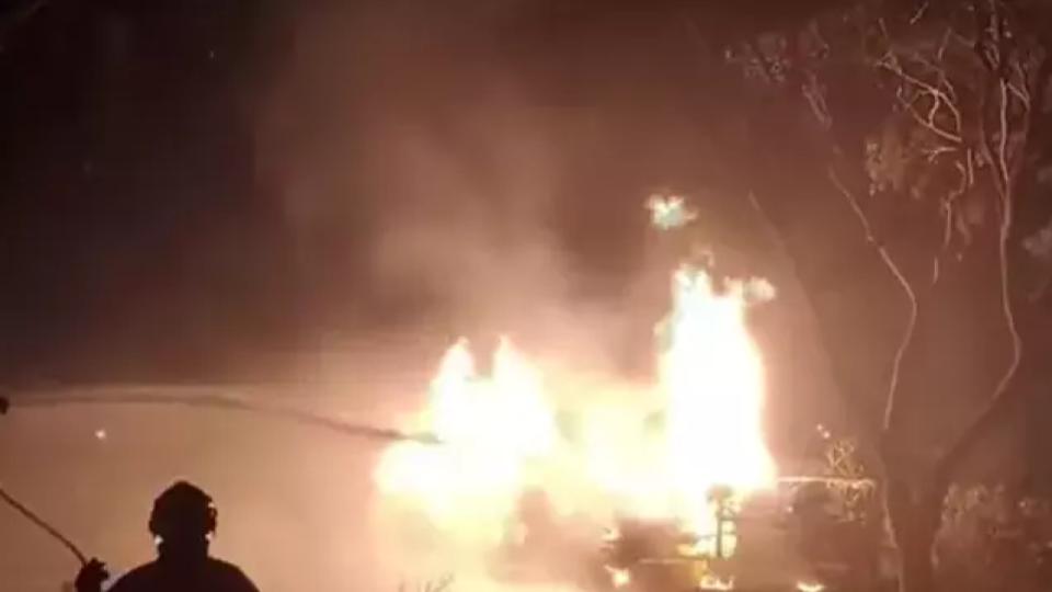 Ethanol Tanker Catches Fire in Mahbubnagar, one dead