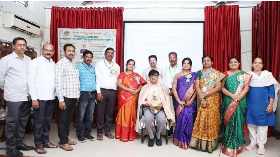 Kakatiya Govt College hosts seminar on biomedical research in Hanamkonda