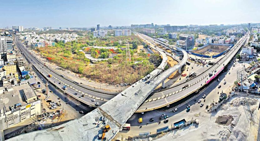 multilevelflyoverinhyderabadsitcorridorbyoct