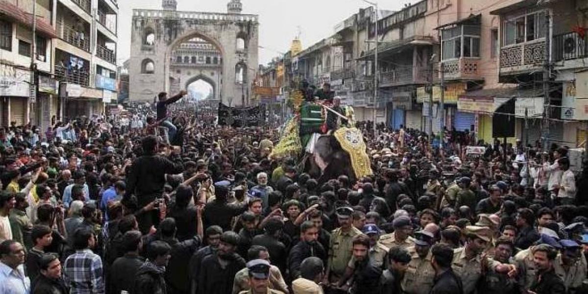 Mourning, solemnity mark 10th day of Moharram in Hyderabad