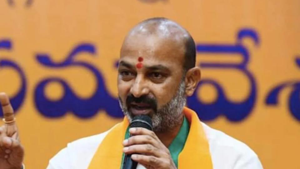 Bandi Sanjay Demands Action Againt Congress MLA Over Remarks on Hindu Gods