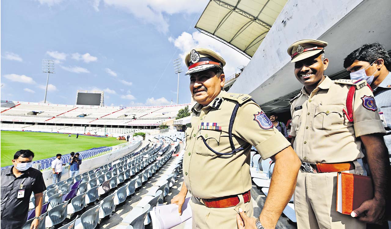 Cops make elaborate arrangements for Ind-Aus match in Hyderabad