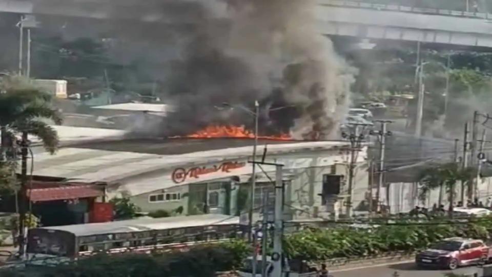 firebreaksoutatrestaurantinmadhapur