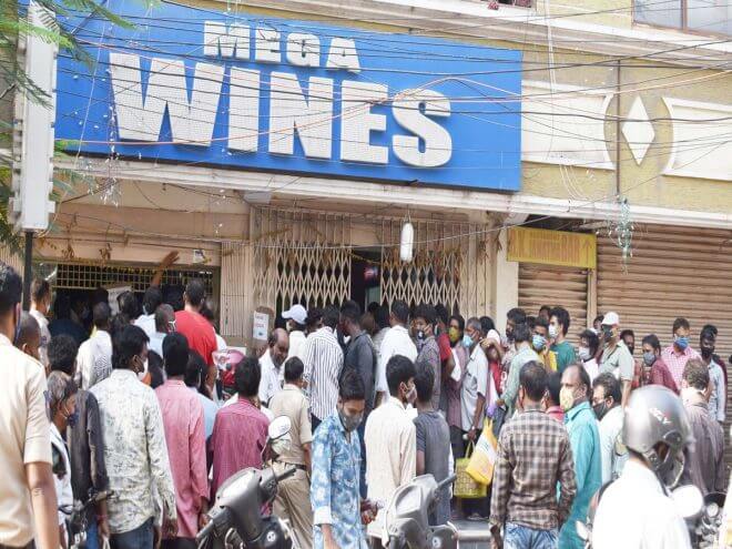 liquorshopstoremainclosedtomorrowincyberabadinviewofbonalu