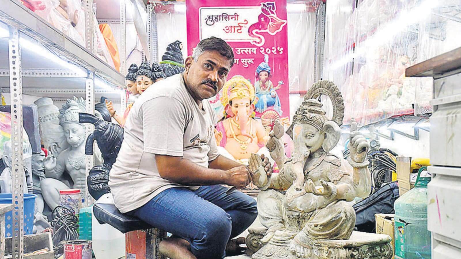 Hyderabad shifts to eco-friendly Ganeshas; POP used only for largest idols