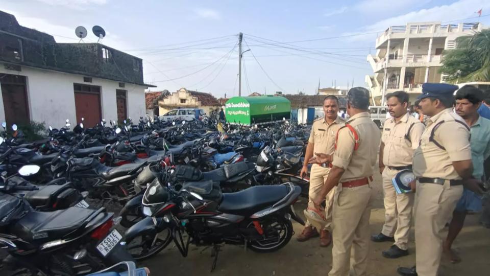 Adilabad Police Seize 236 Vehicles in Early-Morning Checks