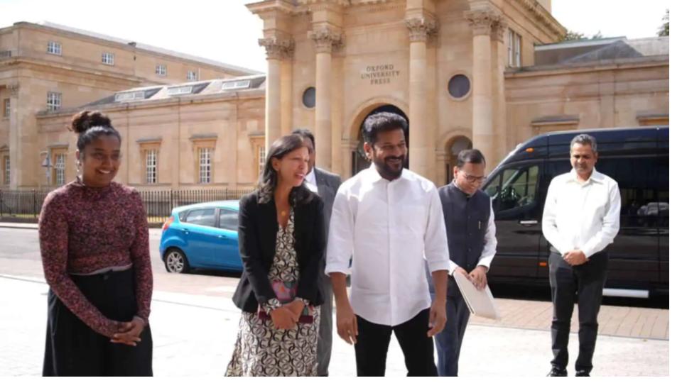 CM Revanth Reddy invites Oxford University to Telangana