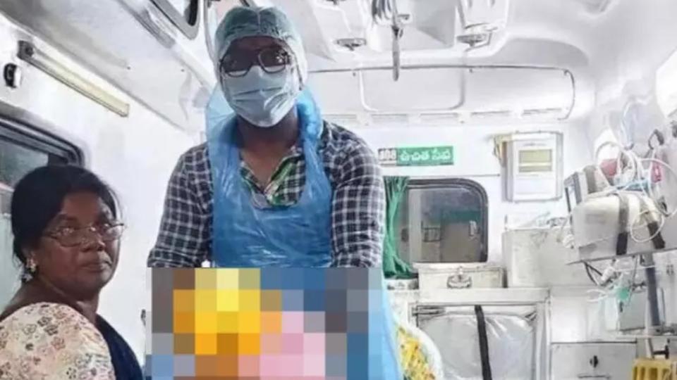 Woman Delivers Baby in Ambulance in Vanasthalipuram