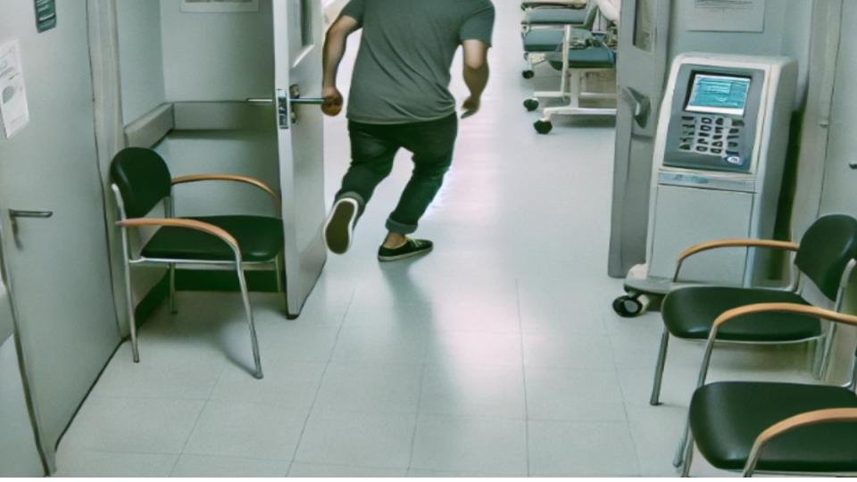 cctvcapturesmanstealingdoctor’sshoesatyashodahospital