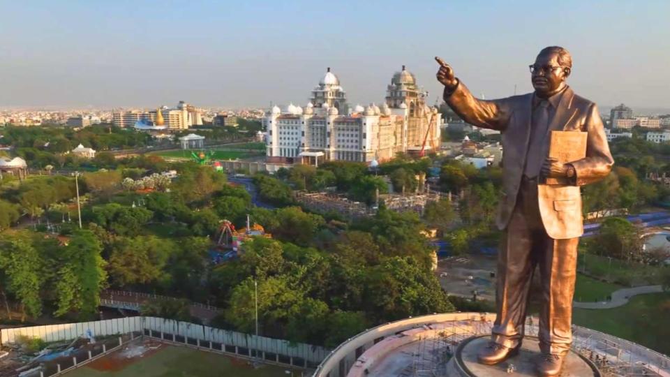 BRS demands public access to 125-feet Ambedkar statue