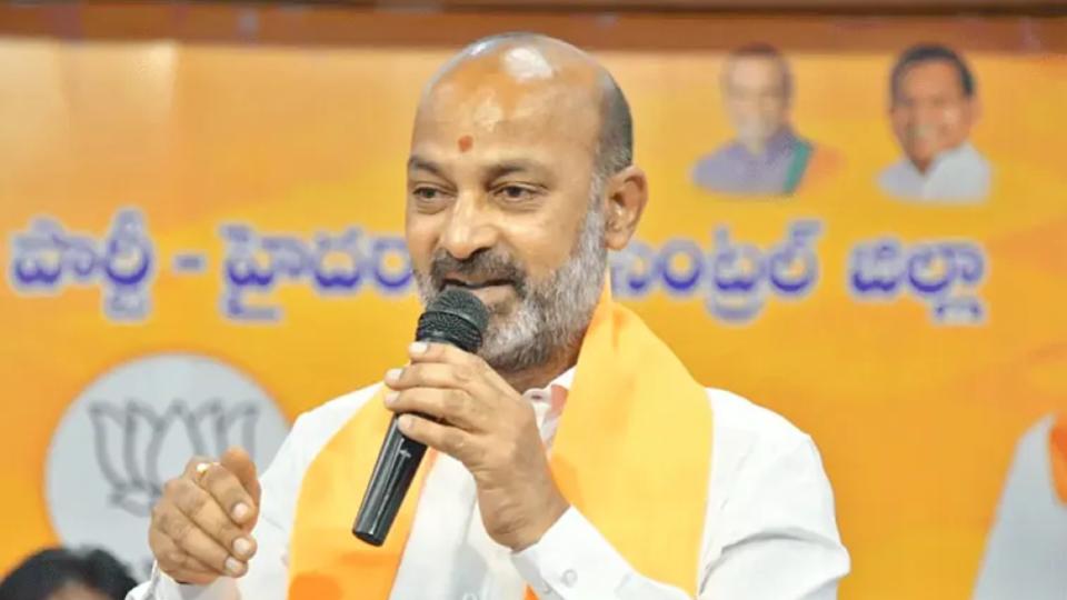 Bandi Sanjay slams Telangana govt over caste census