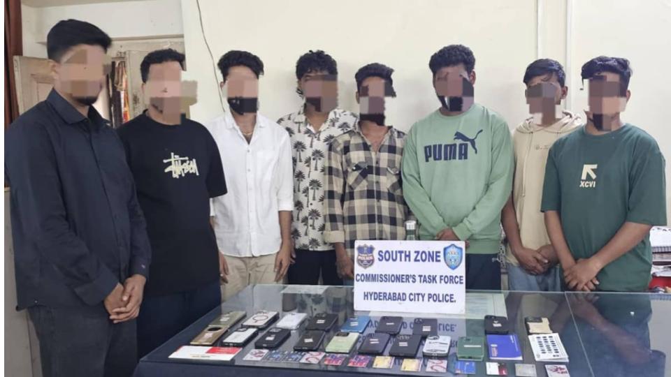 Eight people arrested in Hyderabad 