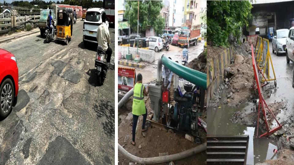 Hyderabad commuters faces severe traffic problems 