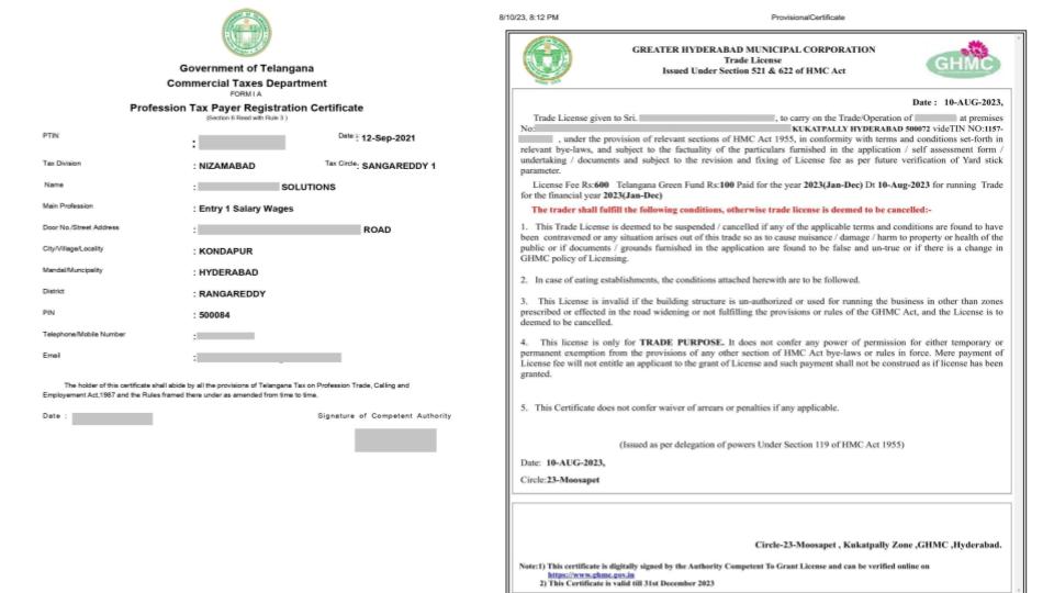 ULB staff to verify PTIN records, trade licences in Telangana