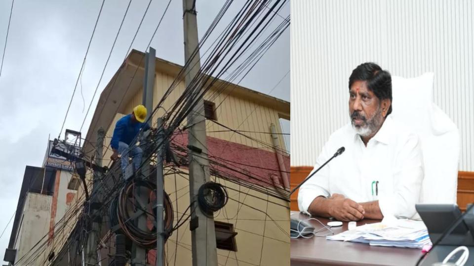 Deputy CM Bhatti orders removal of illegal cables from electric poles 
