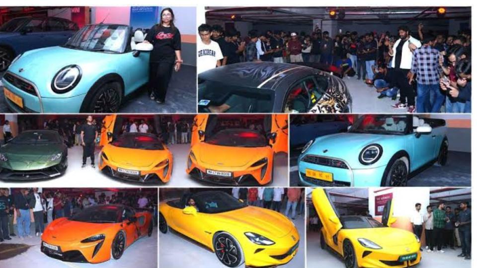 REDLINE 2026 brings Rs 120 cr worth of supercars to Hyderabad