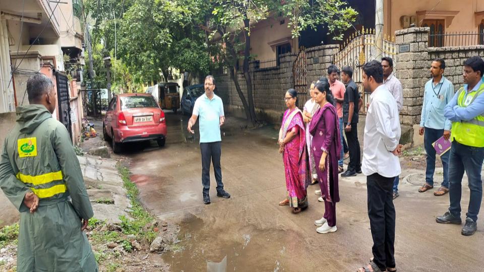 Malkajgiri Municipal Commissioner Inspects Goutham Nagar
