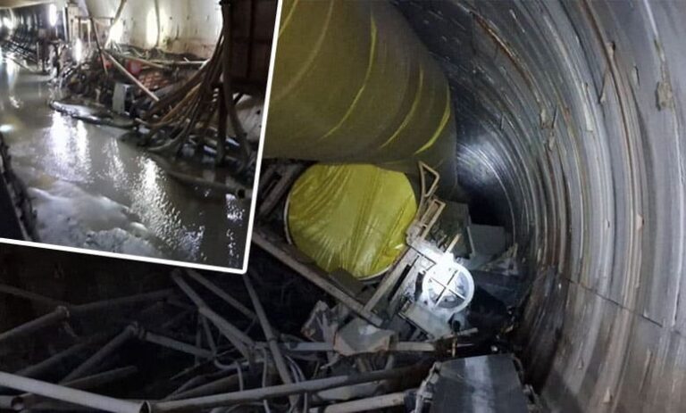 slbctunnelcollapse:officialssayonlymiraclecansavetrappedworkers
