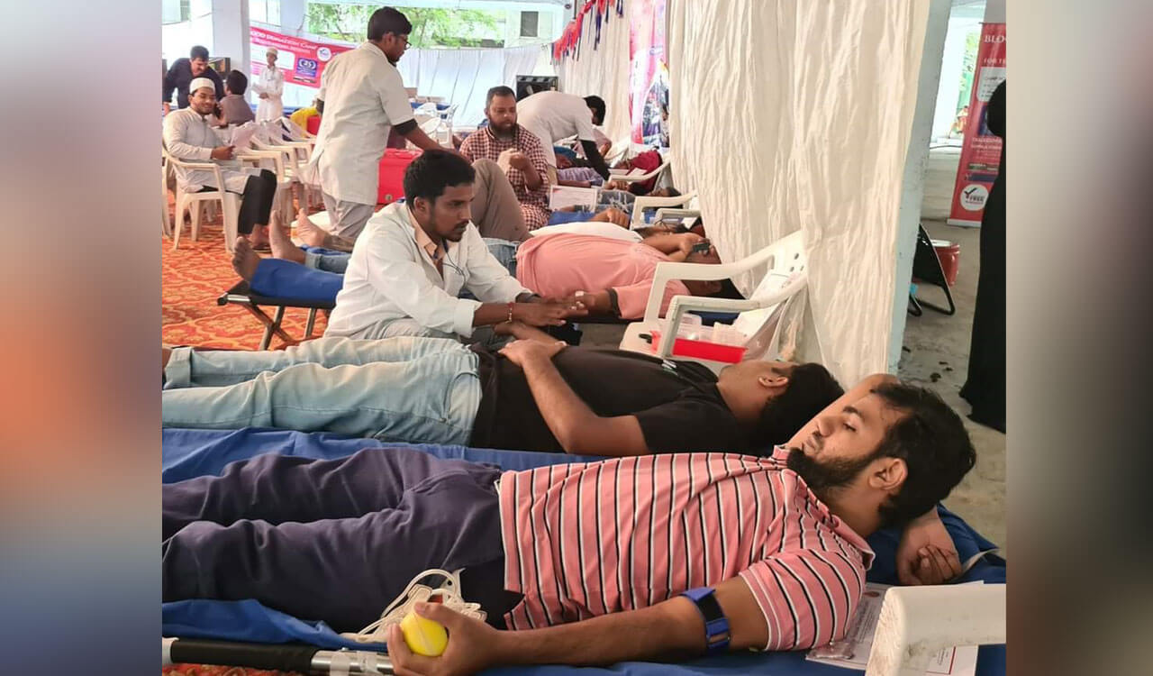 Blood donation camps to mark Milad-un-Nabi celebrations in Hyderabad