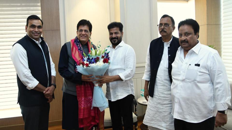 CM Revanth Reddy seeks Centre govt support for 