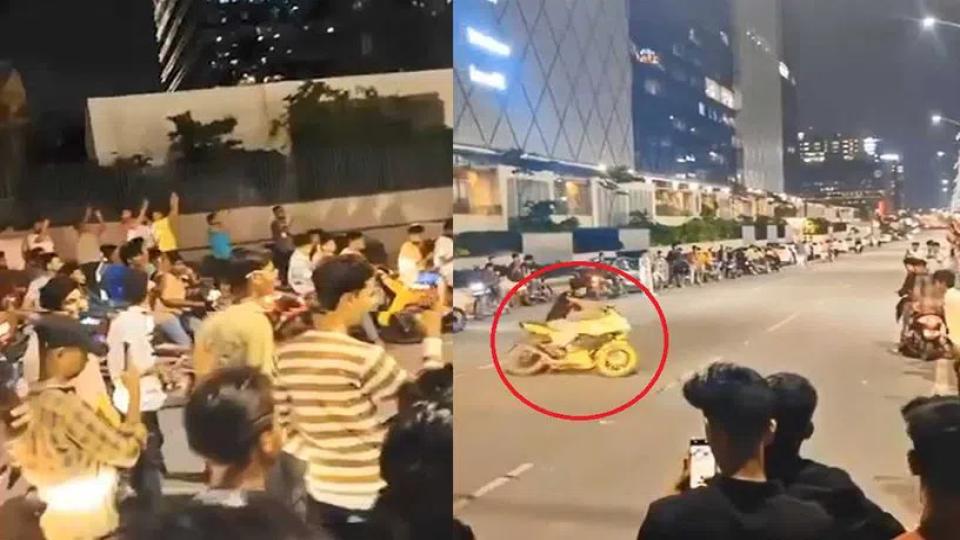 illegalbikeracingbecomesroutineonknowledgecityroad