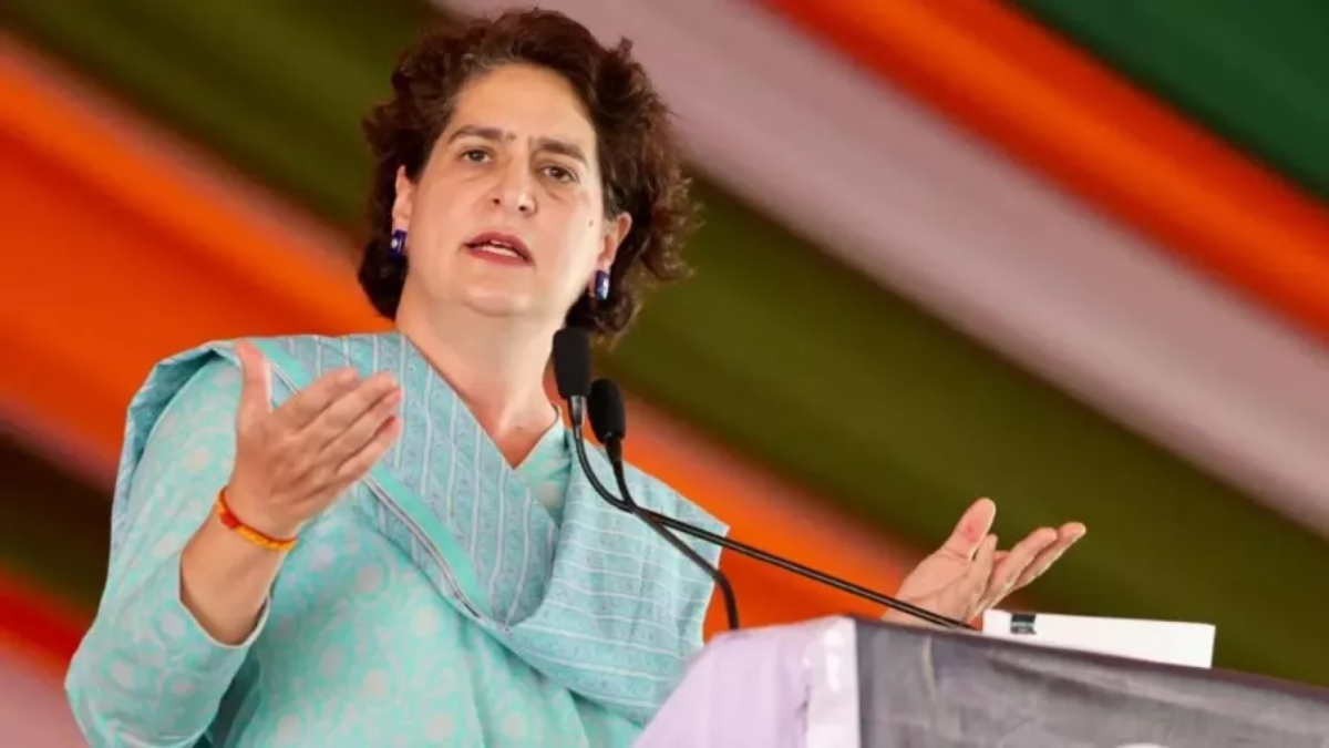 priyankagandhiaddressesanelectionrallyinkodangal