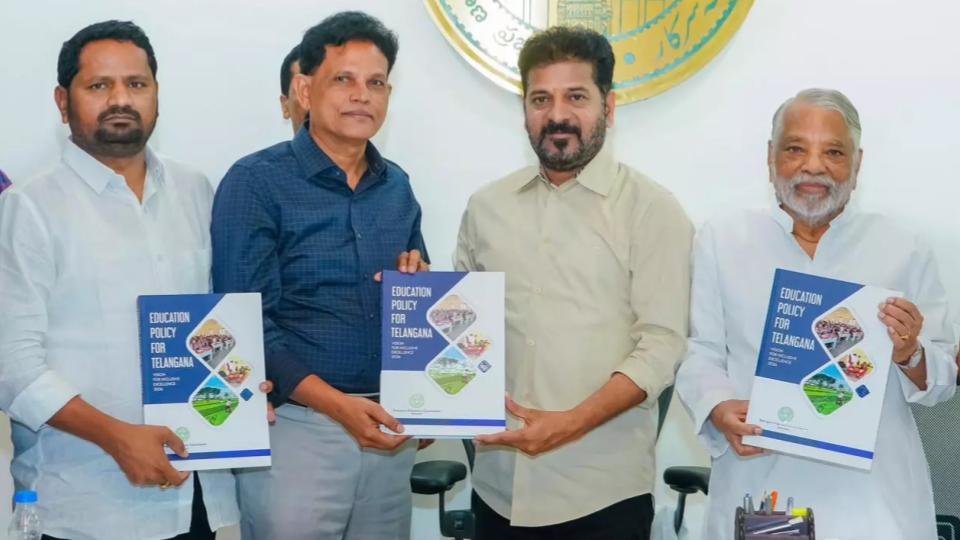 Panel Submits Education Policy Report to CM Revanth Reddy