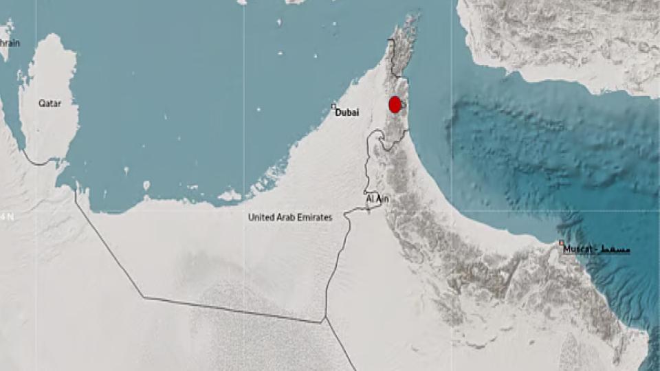 Mild earthquake recorded in Fujairah, UAE