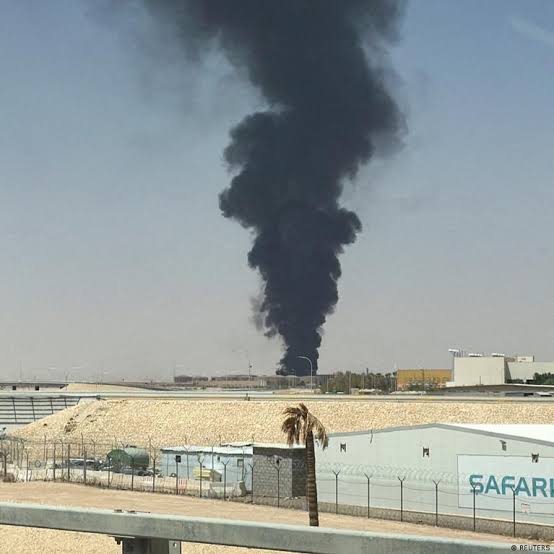 Blasts heard, thick smoke seen near Riyadh airport as Houthi tensions escalate
