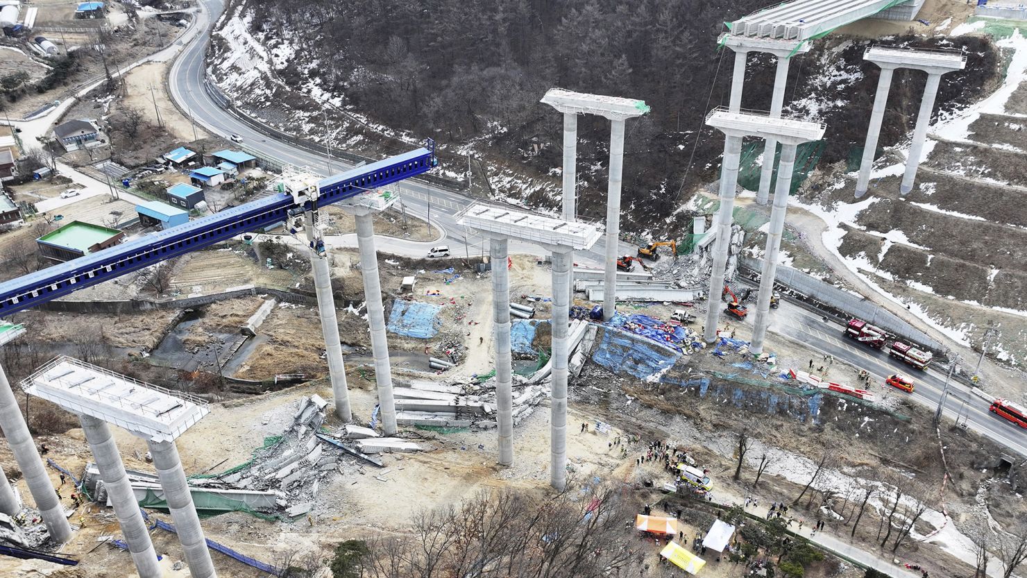 southkoreaoverpasscollapse:4constructionworkersdied6injured
