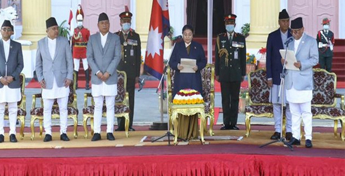 pushpakamaldahaltakesoathasprimeministerofnepal