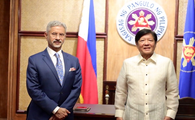 EAM S Jaishankar Calls On Philippines President Bongbong Marcos At Manila