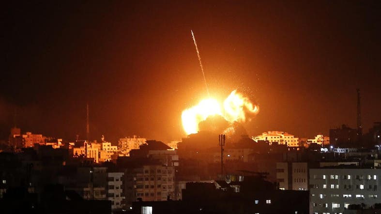 israelijetsstrikegazaaftermilitantsfirerockets