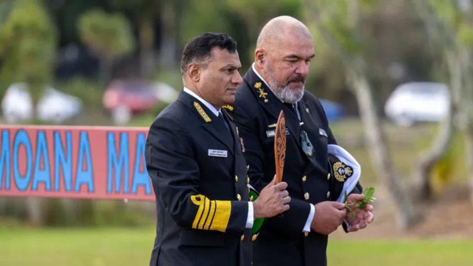 Indian Navy Chief gets traditional Maori welcome in New Zealand