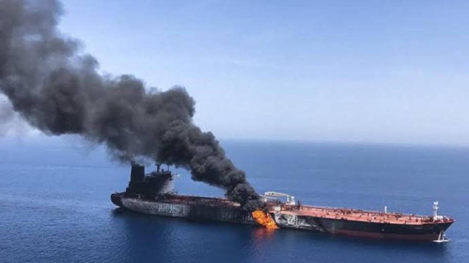 5 Indians Rescued After Tanker Hit by Projectile in Hormuz