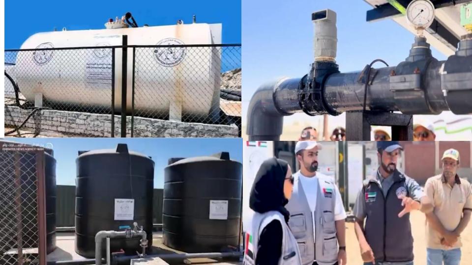 UAE opens Gaza water pipeline ‘Operation Chivalrous Knight 3