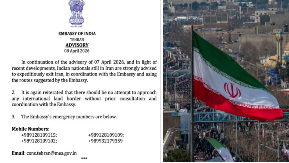 India Issues Advisory for its Nationals in Iran 
