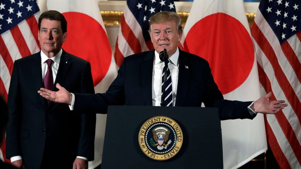 US President announces trade deals with Japan & Philippines