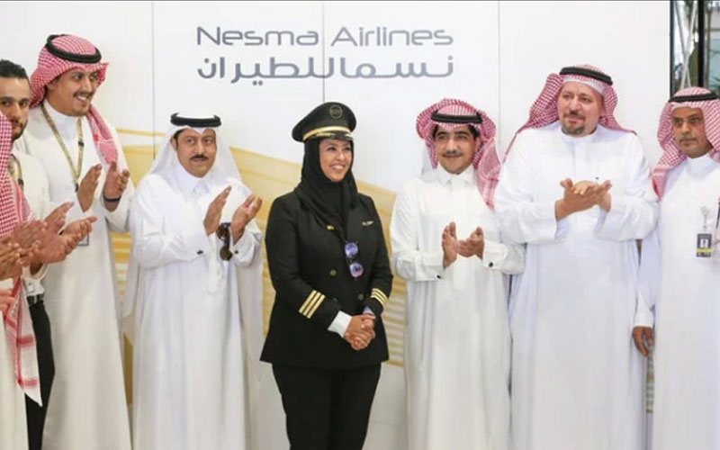 saudipilotyasmeenalmaimani’sfirstflightcelebrated