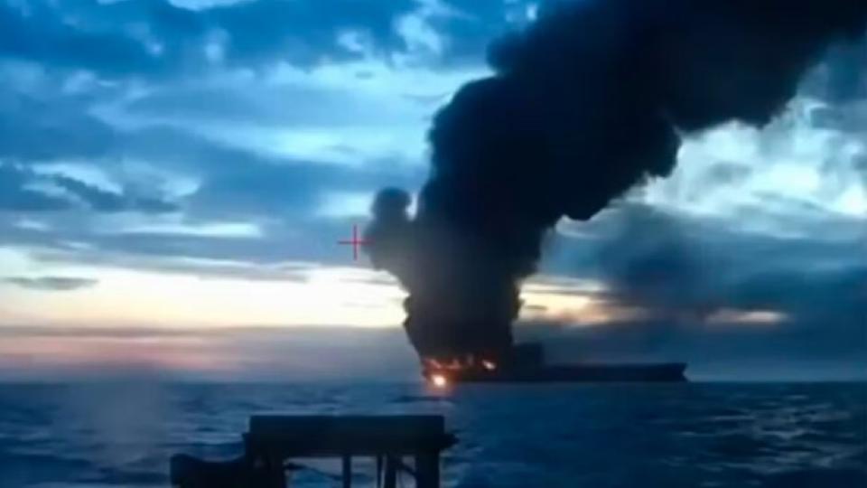 Russian tanker carrying sunflower oil attacked in Black Sea, says Turkish Authority