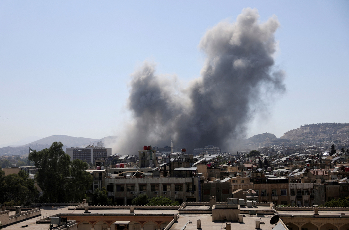 Israel strikes Syrian military headquarters in Damascus