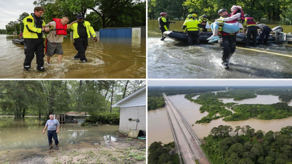 Over 600 people rescued from flooded areas in Texas
