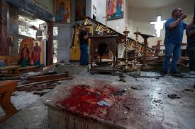 13 killed, several injured after suicide bomber strikes Syrian church near Damascus during Sunday mass