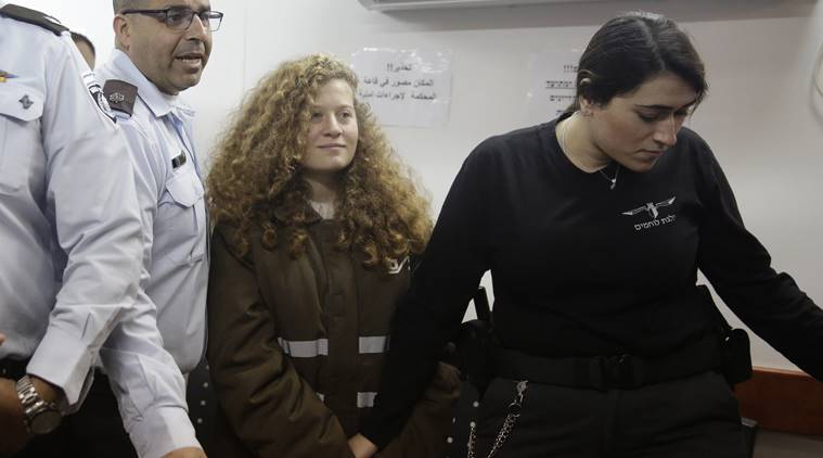 palestinianteenprotesticonahedtamimitogoontrialinisraelimilitarycourt