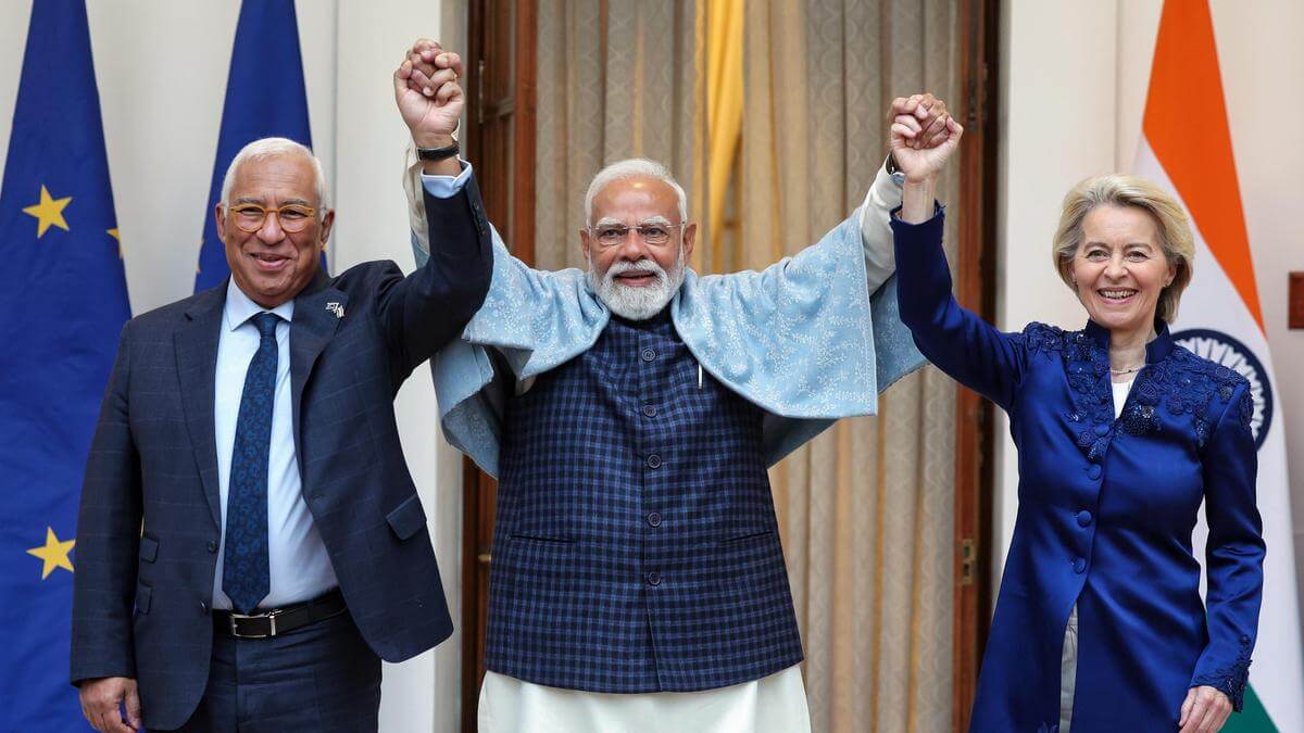 EU, India sealed historic free trade deal, described it as “mother of all deals”