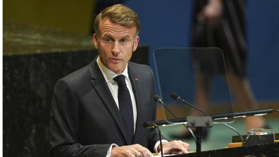 France recognises Palestinian statehood at UN meeting