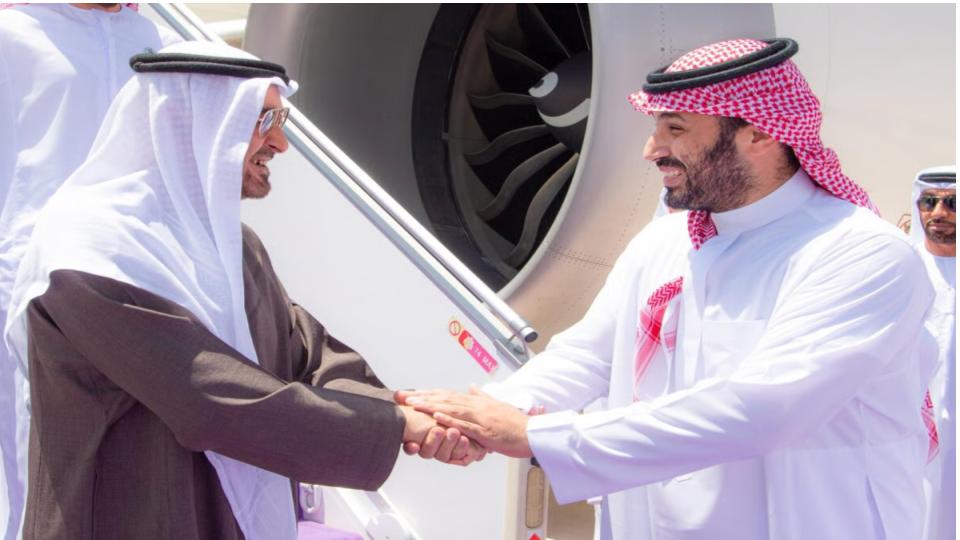 UAE President arrives in Riyadh on fraternal visit
